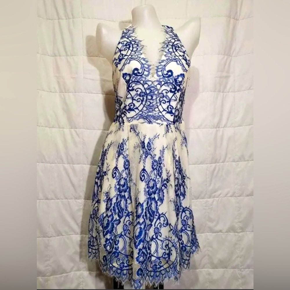 ASOS Edition Lipsy London Applique Detail Prom Dress